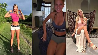 I love my girlfriend in sensual OnlyFans blonde passion