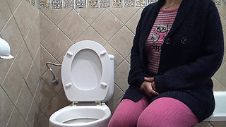 Perverted Stepmom Watching Her Stepson Piss in Front of Her