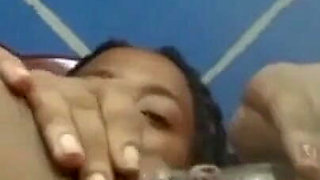 Hot Black Girl Masturbating