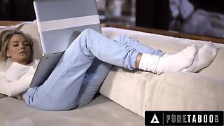 Pervert Stepson Tricks Tired MILF Pristine Edge For Rough Sex To Lose Virginity