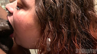 Katt Staxxx & Ahanu Reed Suck the Cum Out of Him Before Serving Him Food!!