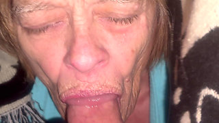 Slave Sucks cock