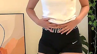 Sniff Mia Pixie's Stinky G String After a Hard Workout