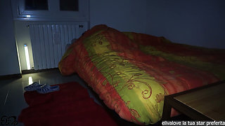 Young Innocent Girl Shows Her Hairy Pussy in the Shower on Cam