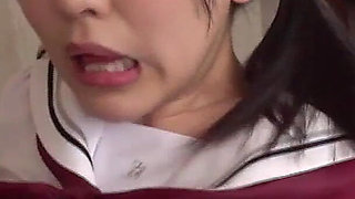 Pure and Innocent, Black Hair, School Girl Outfit, Beautiful Girl, Creampie -6