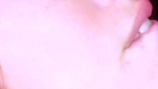 Katie Michaels Sucks a Big Dick and Swallows Cum