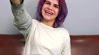 Close up pussy solo dildoing
