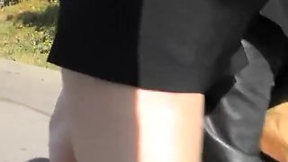 Upskirt (faux) Hunters Voy07 11