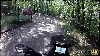 A Bike Ride Ended Up As A Perfect Outdoor Deepthroat And Sex