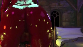 Demon Futanari Extreme Deepthroat All The Way Through