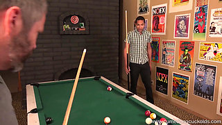 Hollie Mack's Cuckold Make a Pool Bet He Can Not Win