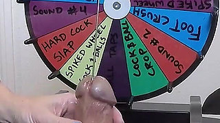 She Inserts a 30cm Probe All the Way Into His Meaty Cock. Playing BDSM Roulette.