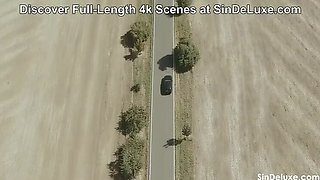 Alexis Crystal & Katy Rose Threesome FFM - Blowjob, Cowgirl Sex & Ass Licking in Lingerie