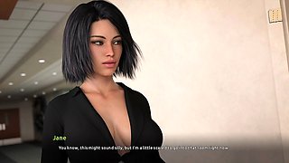 Play around with this 3D visual novel featuring big boobs and a nice butt