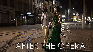 After the Opera - Reverse Cuckold - Wife Gives Girl as Present to Her Husband