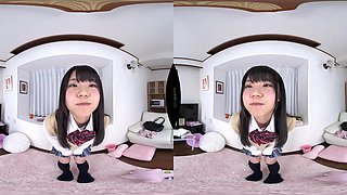 Japanese student explores vr bed food sensual moments