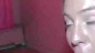 Nasty White Girl Blowjob