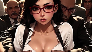 Cockhungry College Girls Get Gangbanged in a Mosh Pit
