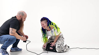 Sybian Try Out and Cock Sucking