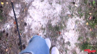 A Passerby Fucked Right by Sen. Knee in Nature. Public Fuck.