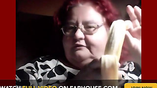Naughty Banana Eater Nurse Vicki