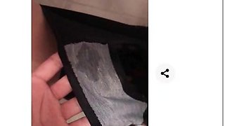 Hot sexting turns into a wet panty moment with my girlfriend