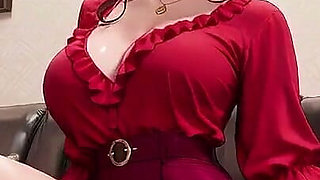 From Office to Hotel Bed, She Fixes Her Shirt While Locking Eyes with You