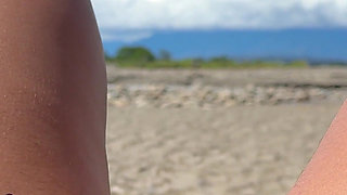 I Like to Touch Myself Until I Reach Orgasm on the Beach While Being Watched
