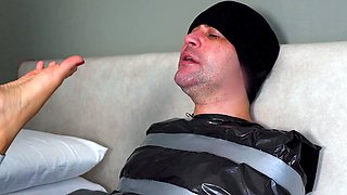 Mistress Enola Fetish - Foot Gagging Wrapped Like Trash —