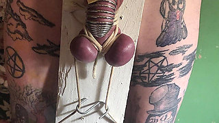 Goode Girl Unholy Crucifix Ballbusting Pt3