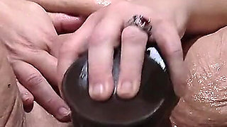 Sexdoll Fucking and Cumming Licking the Head of That Big Dickhead