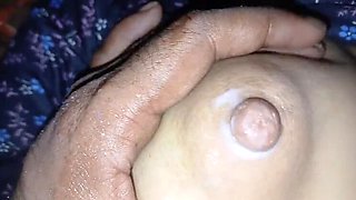 Indian Brother Milks Sister's Big Boobs and Swallows Cum - Kimmo Blowjob & Cock Sucking