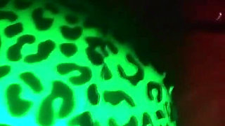 I Seduce You with My Glossy Green Minty Lips and Kisses and Shiny Latex