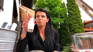 Czech Streets \u2013 Milf Enjoys a Vibrator in Public