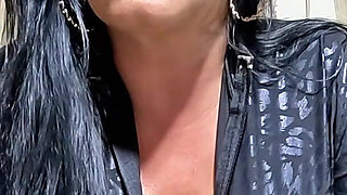 Dominant MILF Smoking Fetish JOI. Leather Jumpsuit, Thigh High Boots & Dirty Talk