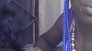 Lesbian Ebony Smoking