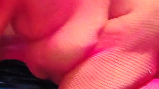Fucking This Pinky in Her Fishnets They Are Cumming the Best Wet