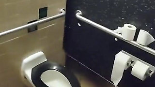 Caught Restroom Sloppy Seconds Confession at Hotel