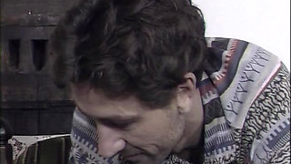 Trimmed German doll fucked in the classy salon