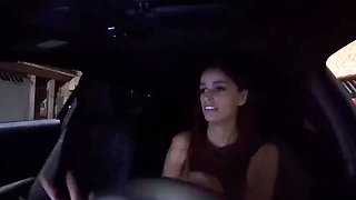 Married Redhead Driver Fucks Passenger in Car - Amateur Latina Cheating Wife