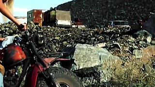 Jazy Berlin Sucks and Fucks a Biker to Make a Wing Man Out of Him