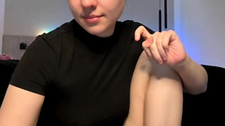 Fingering pink pussy homemade