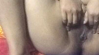 Stepsister-in-law Is Sitting on the Couch Showing Her Pussy.