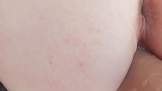 POV Fuck Machine Doggystyle Squirt Close up Creamy Pussy Clit Piercing Thong Aside Massive Dildo