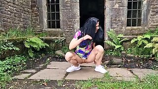 Nicky Brill Naked Outdoor Gaping Pussy & Pissing - Amateur MILF Public Flashing