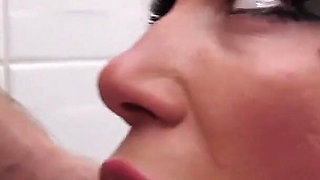 Hot Redhead Roxy Foxx Fucks Her Bwc Stud in the Bath