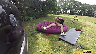 Blonde Intense Passion with Luci Reign in Tent Action