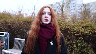 GERMAN SCOUT - Real Redhead Ginger Teen Alice