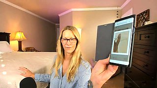 Milf, small-dick, platinum-blonde