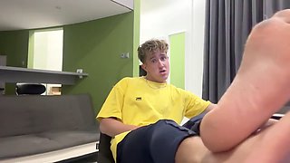 Gay soles, gay handsome guy, foot fetish
